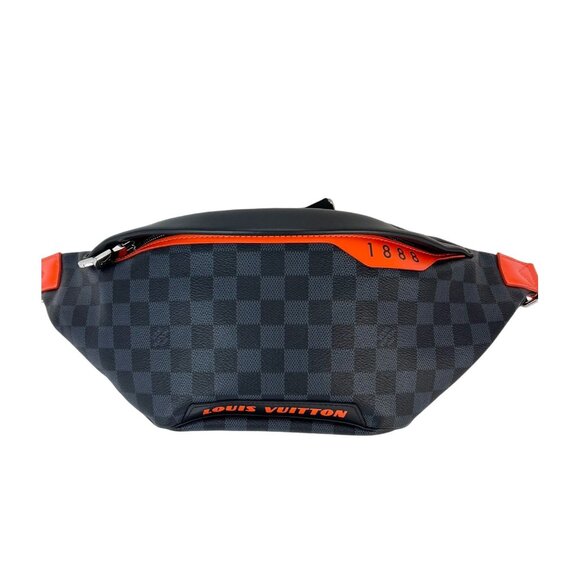 Louis Vuitton Damier Colbart orange Race Discovery Bumbag Sling Bag - Picture 1 of 10